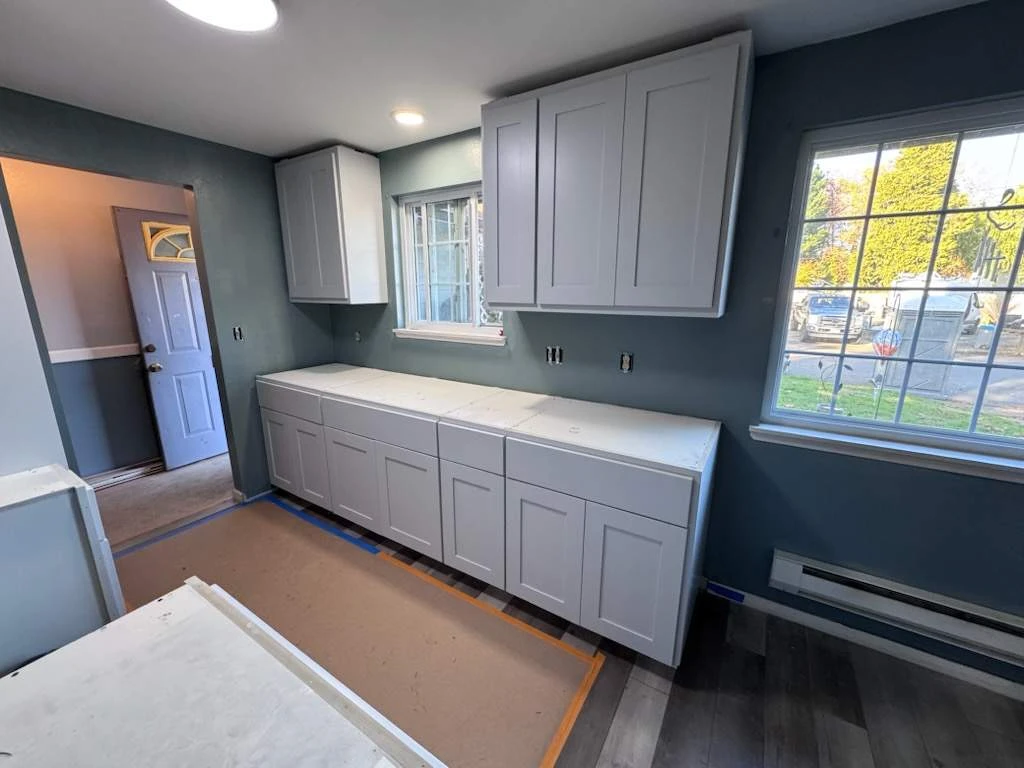 Kitchen Remodeling framing and structural preparation