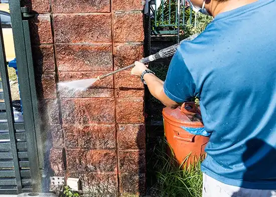 Pressure Washing detailed craftsmanship and quality finish